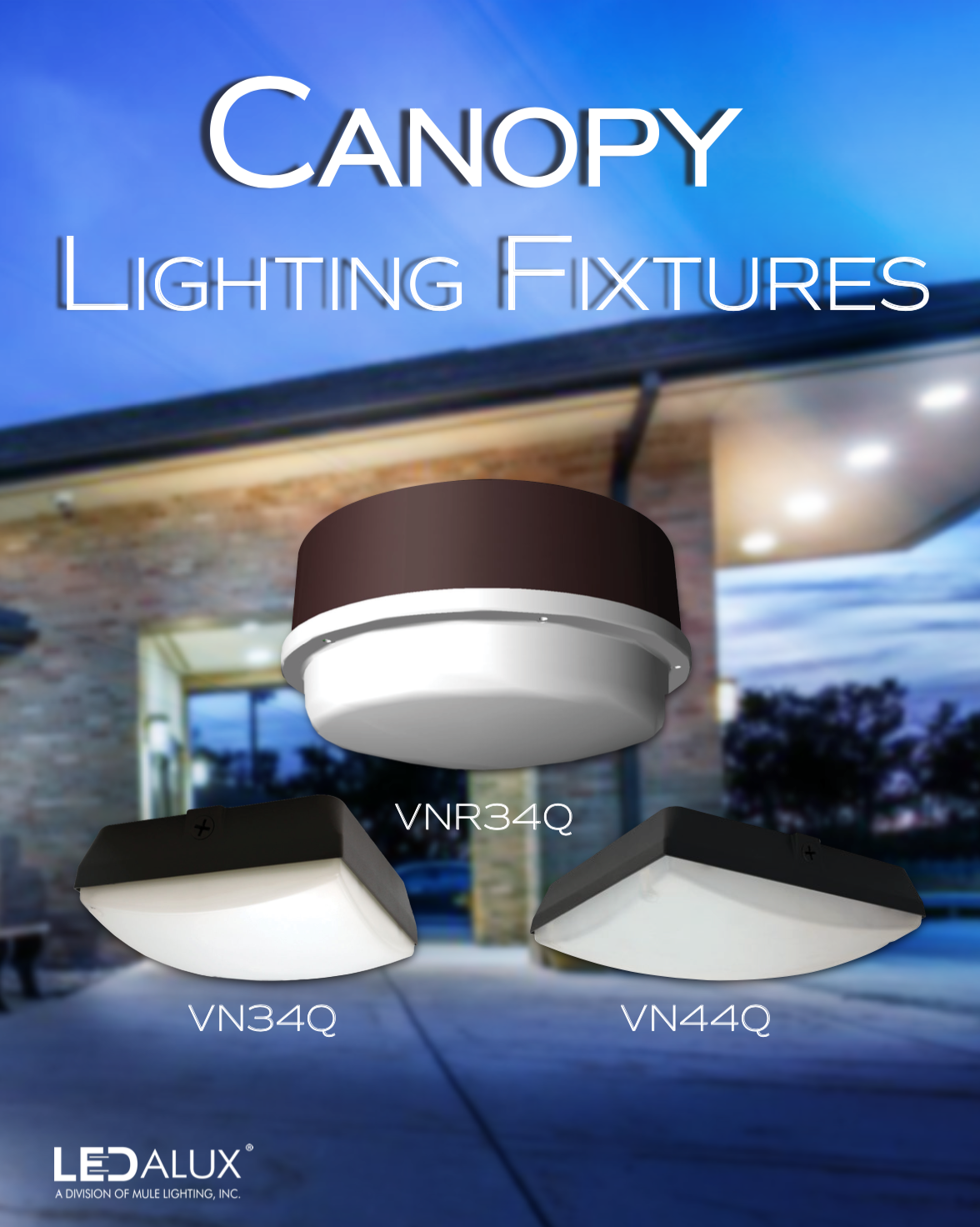 LEDalux Canopy Lighting Fixtures Literature
