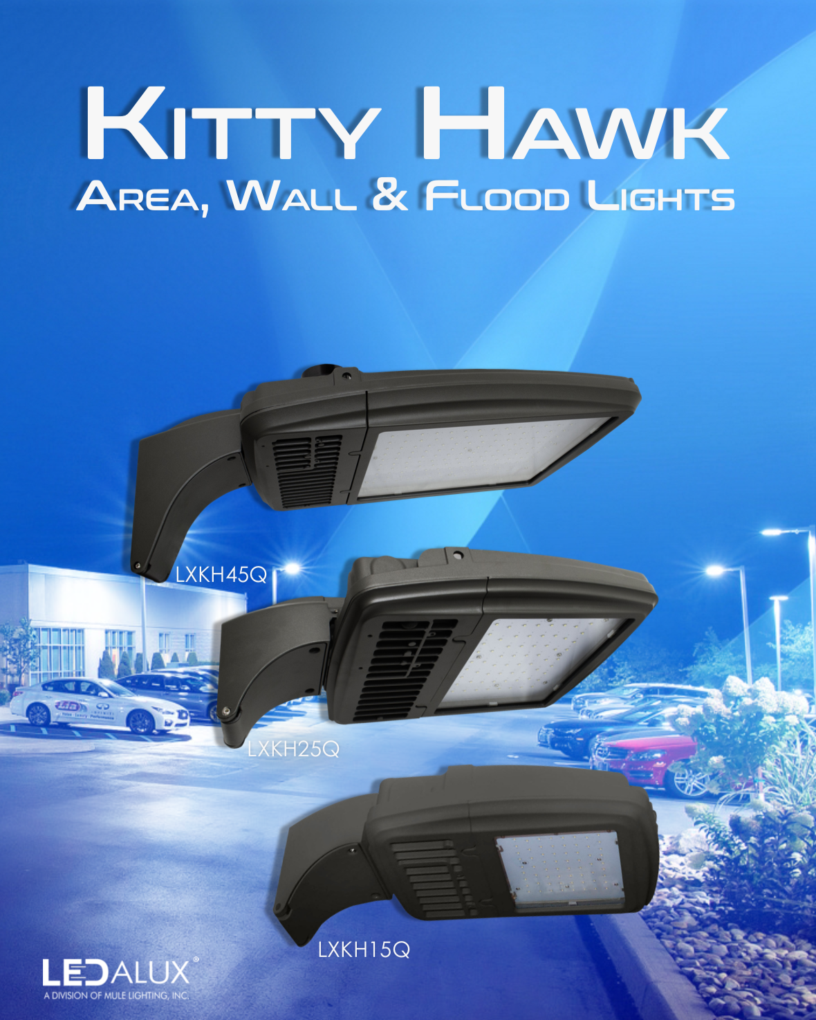LEDalux Kitty Hawk Area, Wall & Flood Lights Literature